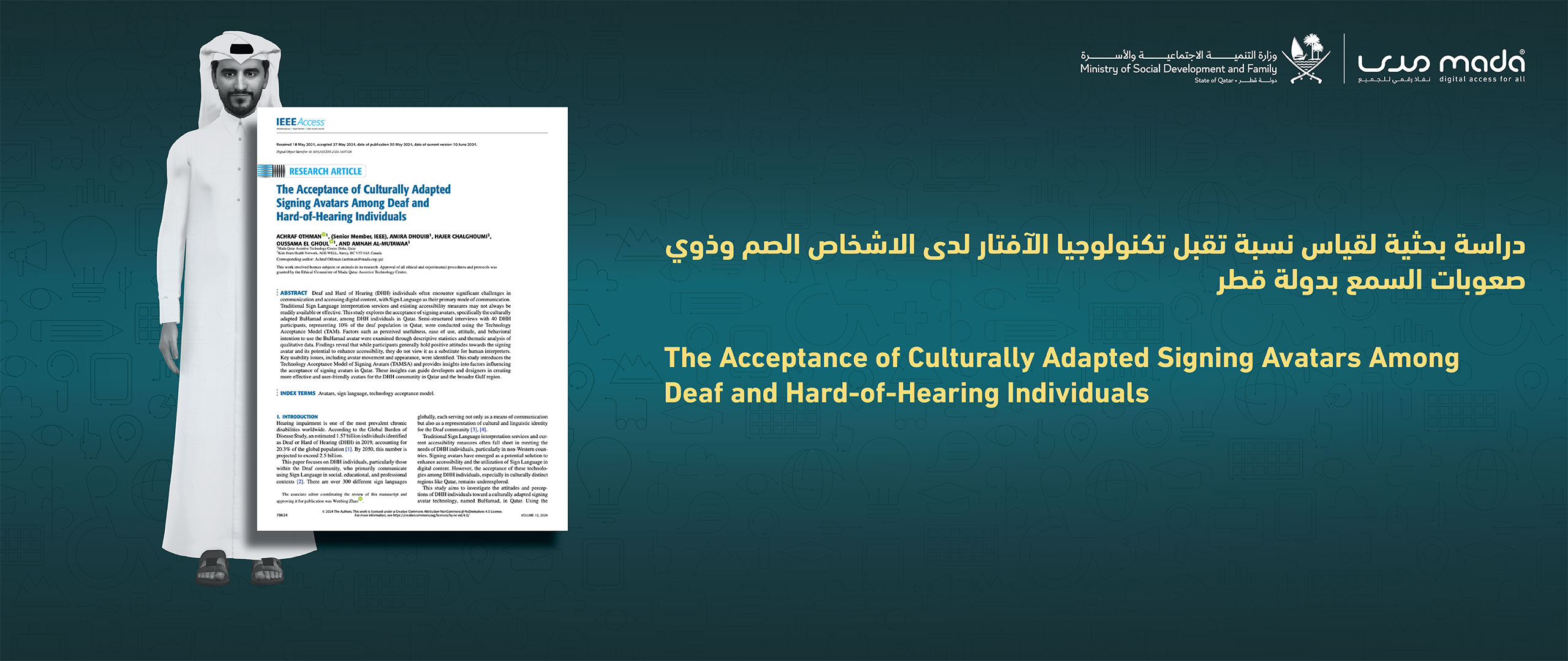 The Acceptance of Culturally Adapted Signing Avatars Among Deaf and Hard-of-Hearing Individuals